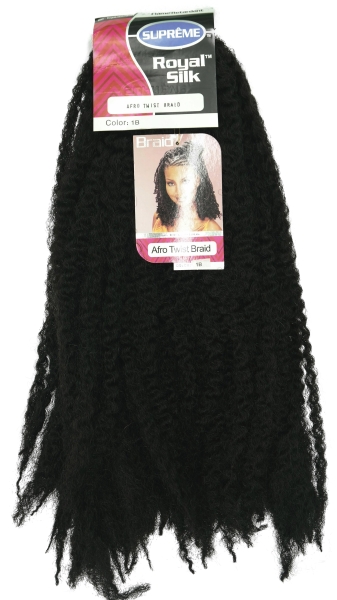 Royal Silk  Marley braids / Afro twist braid-Crochet braids No.1B
